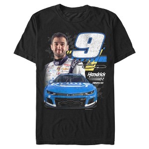 Mens Hendrick Motorsports Chase Elliott Racing Car 9 Photo T Shirt - 1 of 4