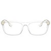 Burberry ELM BE 2334 3024 Unisex Rectangle Eyeglasses Transparent 55mm - 2 of 3