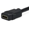 Monoprice High Speed HDMI With Ethernet Male to Female Port Saver - 8 Inch - Black | 28AWG - 3 of 3