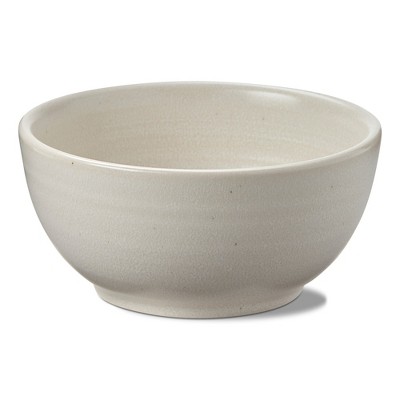 tagltd Loft Speckled Reactive Glaze Stoneware Bowl Matte White 17 oz. Dishwasher Safe