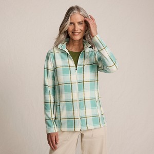 Lands' End Women's Anyweather Fleece Full Zip Jacket - 1 of 4