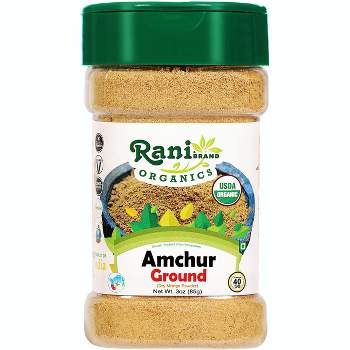 Organic Amchur (Mango) Ground - 3oz (85g) - Rani Brand Authentic Indian Products