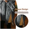 Catalonia Oversized Hoodie Sweatshirt Cape, Casual Hoodie Cape, Batwing Coat Pullover Blanket | Fluffy Fleece, Comfortable, Roomy | for Adults - 4 of 4