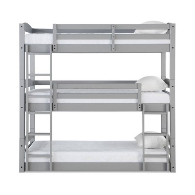 3 tier bunk beds white