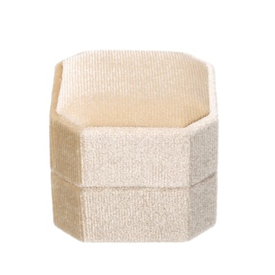 Unique Bargains Velvet Soft Touch Ring Jewelry Box