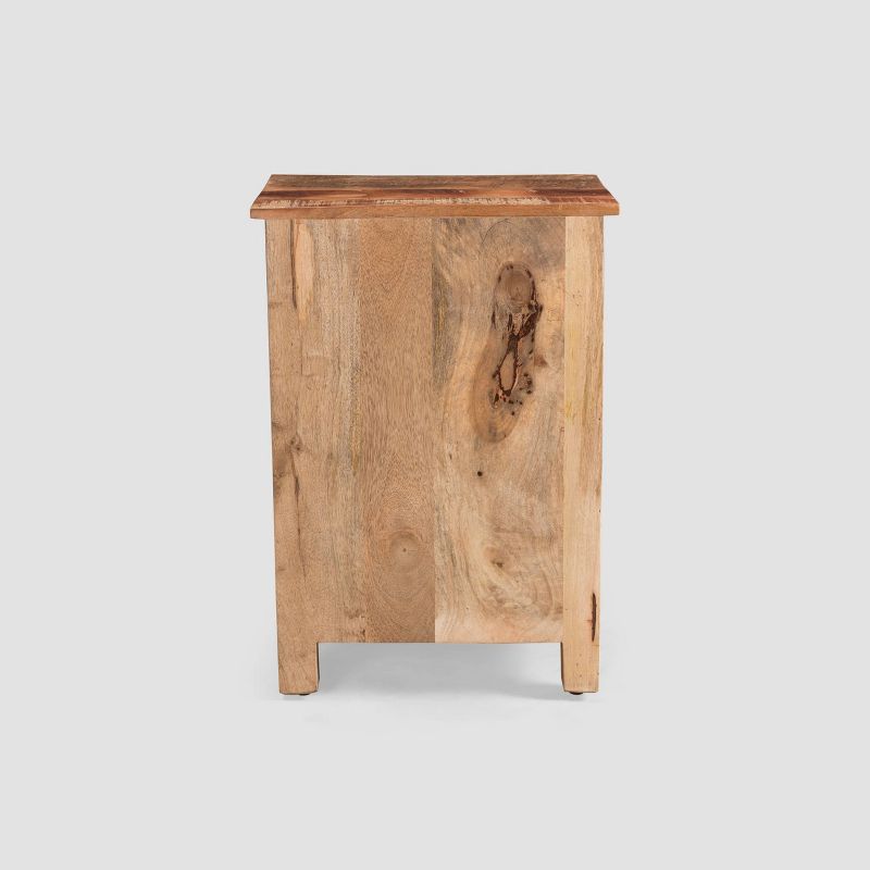 Laveer Wooden Side Table Brown - Christopher Knight Home, 6 of 12