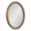 Kate and Laurel Mansell Oval Framed Wall Mirror, 24x30, Gold - 2 of 4