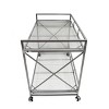 Maliang Kitchen Bar&Serving Cart with Wheels 2 -Tier Storage Shelves - 4 of 4