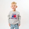 The Juniper Shop Team Halftime Distressed - Blue Toddler Graphic Sweatshirt - 2 of 3