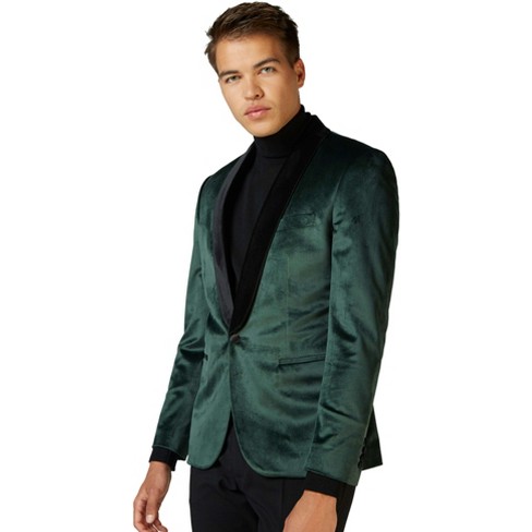 Opposuits Deluxe Men s Blazer Dinner Jacket Rich Green Size