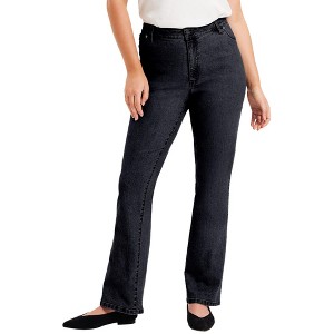 June + Vie by Roaman's June Fit Bootcut Jeans - 1 of 4