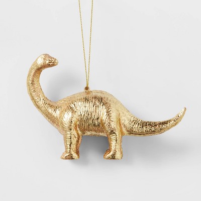 Brontosaurus Christmas Tree Ornament Gold Foil - Wondershop™