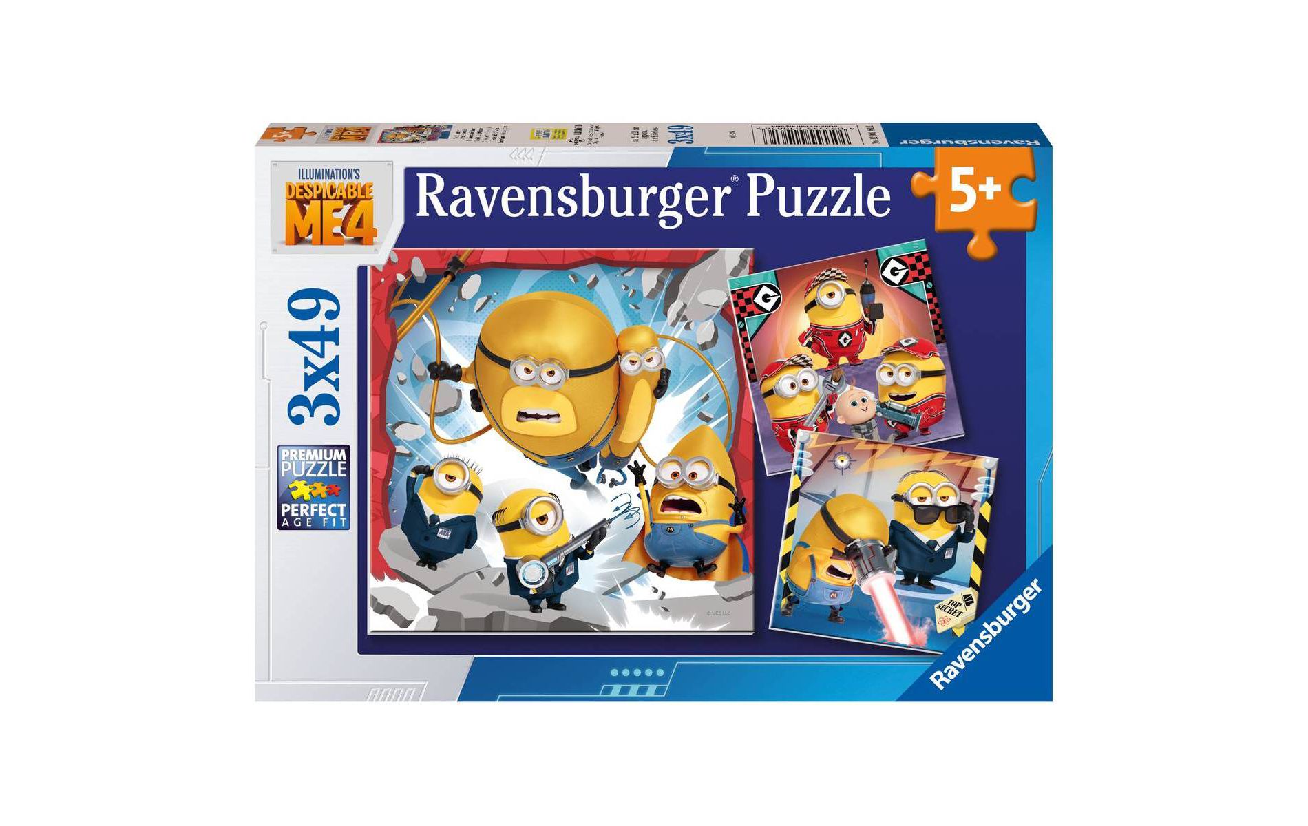 Ravensburger Despicable Me Jigsaw Puzzle Set - 49pc: Cardboard Kids' Pop Culture Puzzle Trio