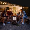 KTMBDW Vertical Steel Charcoal Smoker, Heavy Duty Three Layer Round BBQ Grill Smokey Mountain Cooker for Outdoor Cooking, Black - 4 of 4