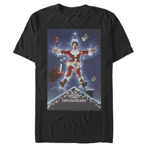 Men's National Lampoon's Christmas Vacation Electrified Poster T-Shirt - 1 of 4