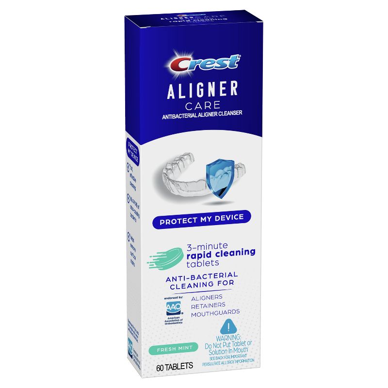 Crest Aligner Care Rapid Cleaning Tablets for Aligners, Retainers, Mouthguards - 60ct, 5 of 11