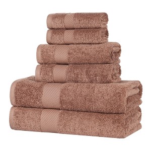 Modern Solid Classic Luxury Egyptian Cotton Towel Set by Blue Nile Mills - 1 of 4