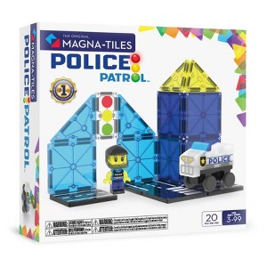 Magna-Tiles Police Patrol Magnetic Building Set - 1 of 4