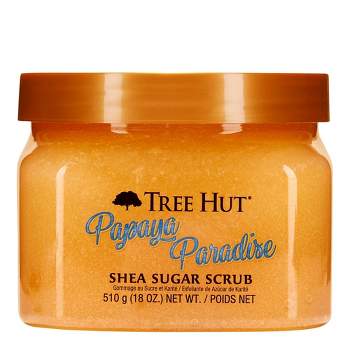 Tree Hut Papaya Paradise Shea Sugar Citrus, Orange, Melon & Banana Body Scrub - 18oz