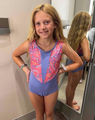 Girls' Gymnastics 'scribbles' Pull-on Leotard - Cat & Jack