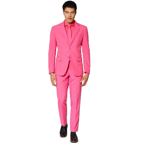 OppoSuits Men's Suit - Mr. Pink - Size: US 44