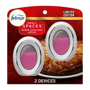 Febreze Small Spaces Air Freshener - Baked Cinnamon Apples - 0.5 fl oz/2pk - 1 of 4