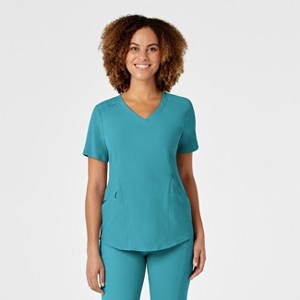 Wink RENEW Women's V-Neck Scrub Top, M. - 1 of 4