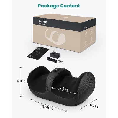 Nekteck Shiatsu Foot Massager with Heat, Lightweight and Compact