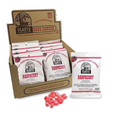 Claeys Raspberry Old Fashioned Hard Candies 6 oz – 12 Pack : Target