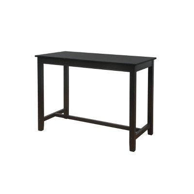 Linon Home Decor Claridge Black 42x22 Bar Height Pub Table