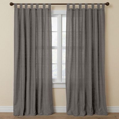 BrylaneHome Poly Cotton Canvas Tab-Top Panel
