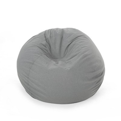 Madison Faux Suede Beanbag 5' - Christopher Knight Home : Target