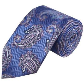 Men's Paisley 3.25 Inch Wide And 58 Inch Long Woven Neckties