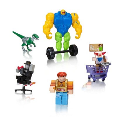Roblox Action Collection Meme Pack Playset With Exclusive Virtual Item Target - roblox toys meme pack amazon