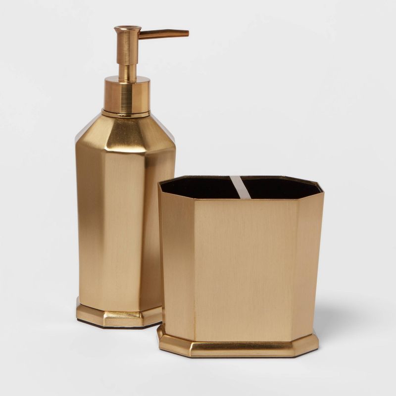 Solid Soap Pump Faceted Gold - Threshold&#8482;, 4 of 5