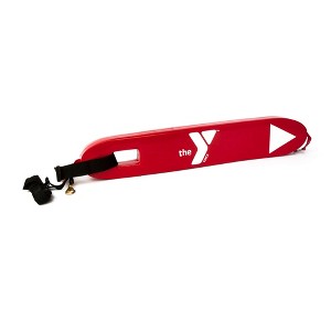 Kemp 40" Rescue Tube in Red with CPR Mask Holder & YMCA Logo - 1 of 1