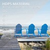 Arceso Adirondack Chairs with Cup Holder, 300lbs Weather Resistant - 2 of 4