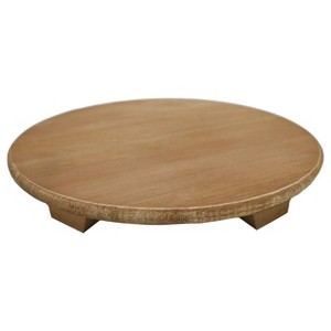 Sweet Water Decor Natural Pedestal Stand - 8x8" - 1 of 4
