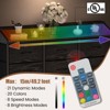 Huxxion Dresser for Bedroom, 9 Drawers Dresser with LED Lights & Charging Station - 4 of 4