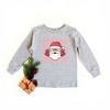 The Juniper Shop Checkered Santa Toddler Long Sleeve Tee - 2 of 3
