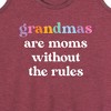 Women's - Instant Message - Grandmas Moms Without Rules Graphic Racerback Tank - 2 of 4