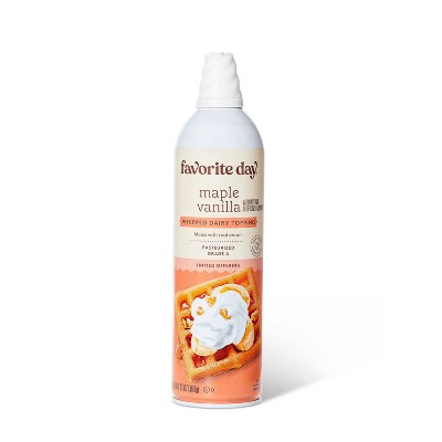 Maple Vanilla Whipped Dairy Topping - 13oz - Favorite Day™