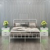 Accent Cabinet Modern with Decorative Lighting Component and Dual Drawers for Bedroom or Living Room - 3irtyhousy - 3 of 4