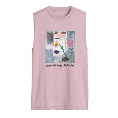 Men's Basquiat Tank Top - Pink