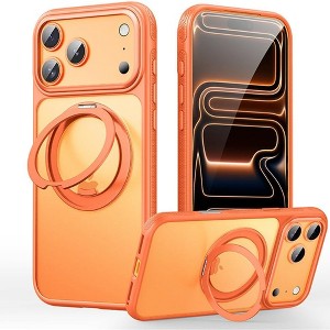HTUTWOO Case for iPhone 17 Pro Max/17 Pro/17 Air/17, Magnetic Non-Slip Shockproof Cover with 360° Rotating Stand Holder - 1 of 4