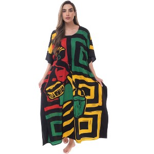 Riviera Sun Long Dashiki Caftan / Caftans for Women - 1 of 3