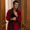 ADR Men's Plush Fleece Robe, Soft Cozy Warm Wrap Around Bathrobe - 4 of 4