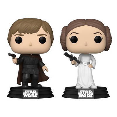 Funko 2 pack Star Wars: Luke Skywalker & Princess Leia #605 #595