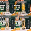 GROSCHE COPENHAGEN Double Walled Glass Tea Infuser Water Bottle, Insulated Bottle with Protective Sleeve, 14.3 fl oz. Capacity - 4 of 4