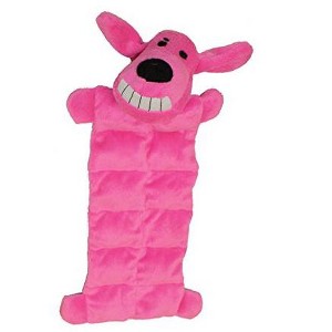 Multipet Loofa Squeaker Mat with Pink Ribbon - Dog Toy - 1 of 1